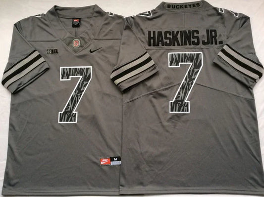 Dwayne Haskins Jersey Ohio State Buckeyes Jersey gray product image 1, provided for visual reference and product detail
