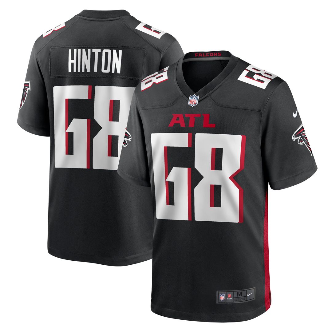 Men's Atlanta Falcons Kyle Hinton Nike Black Team Game product image 1