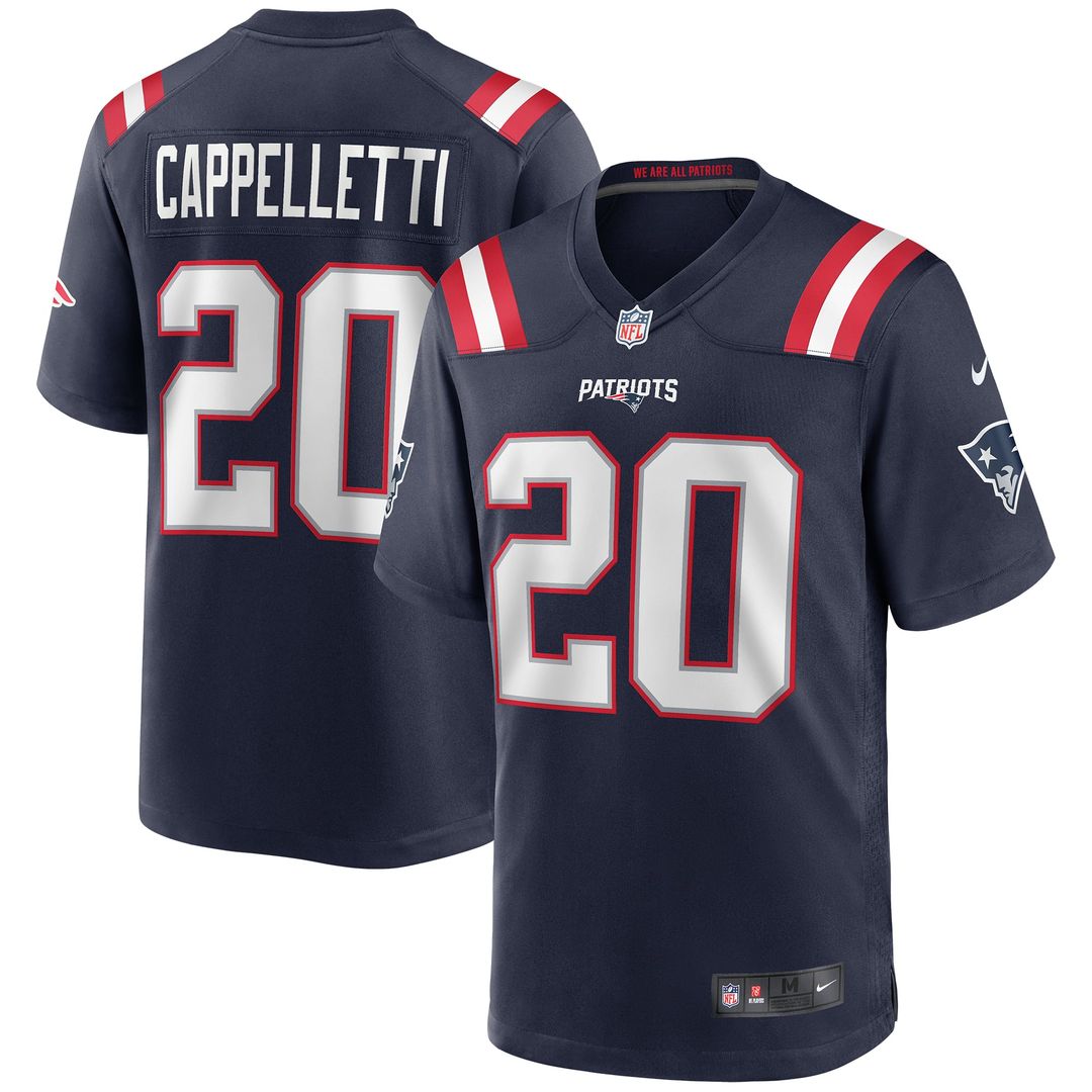 Men's New England Patriots Gino Cappelletti Nike Navy Game product image 1