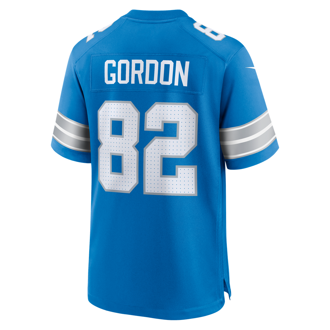 Men's Detroit Lions Thomas Gordon Nike Blue Team Game Jersey product image 3