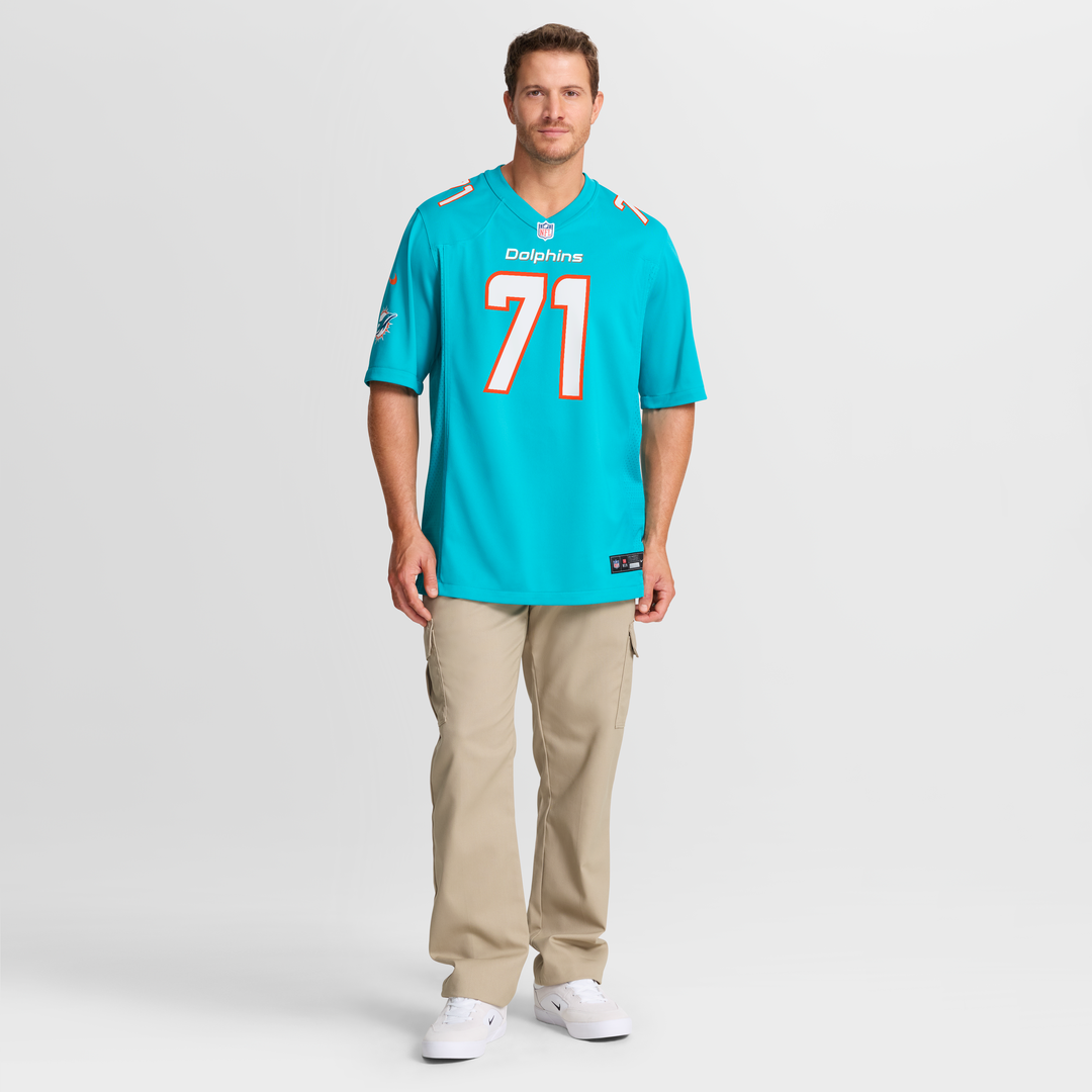 Men's Miami Dolphins Kion Smith Nike Aqua Game Jersey product image 7