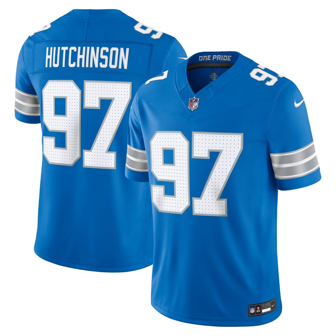 Men's Detroit Lions Aidan Hutchinson Nike White Vapor product image 7