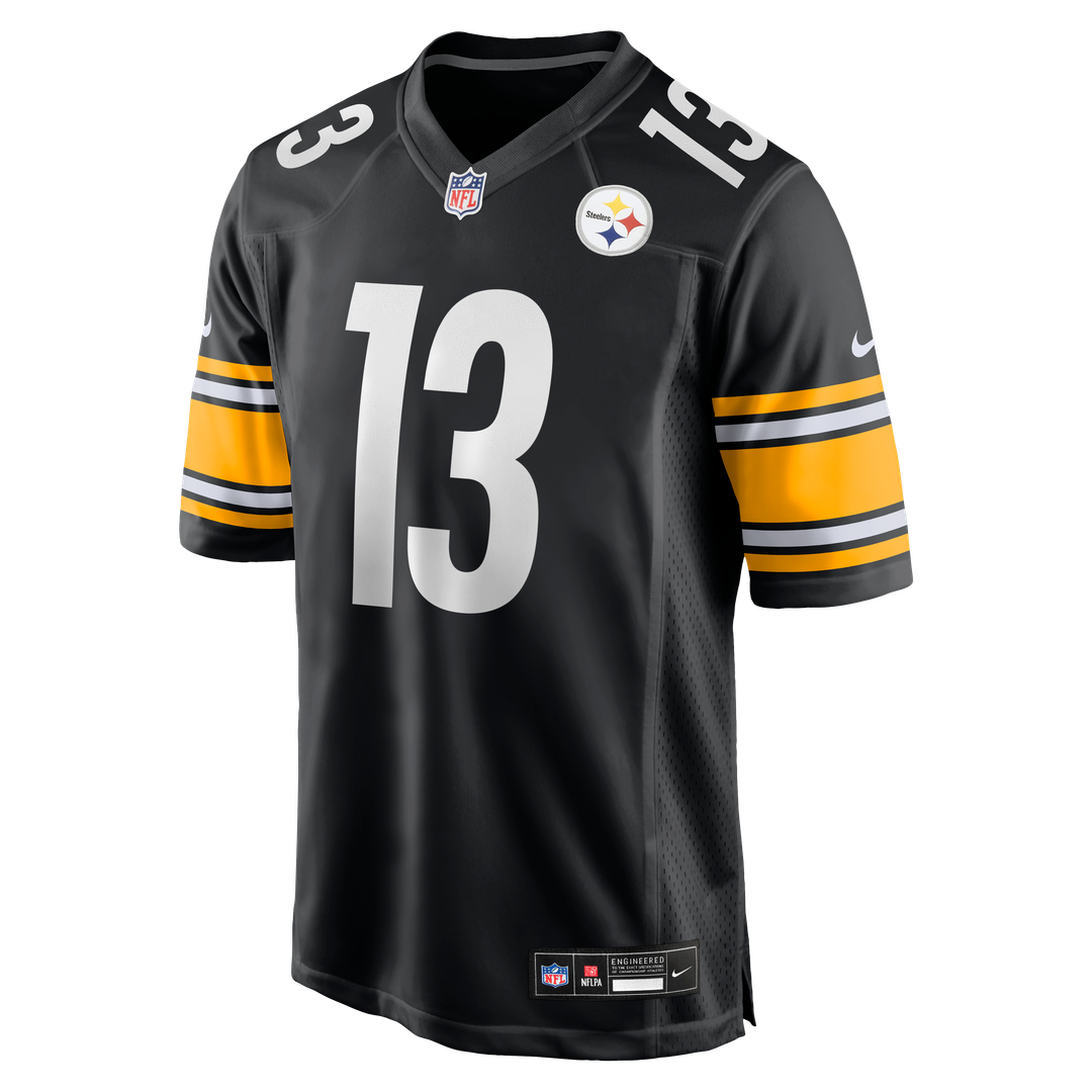 Men's Pittsburgh Steelers Rico Dowdle Nike Black Game Jersey product image 2