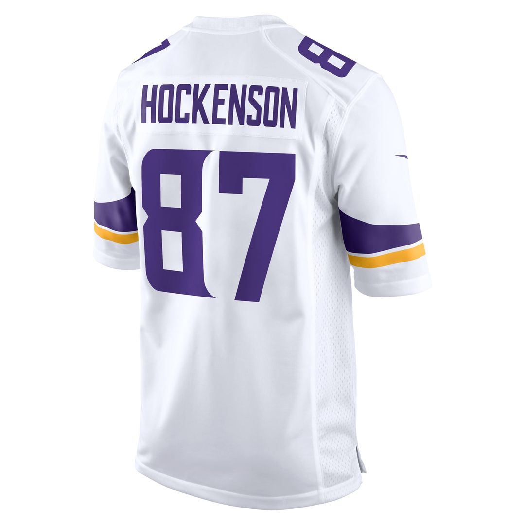 Men's Minnesota Vikings Nike White Game Player Jersey product image 3
