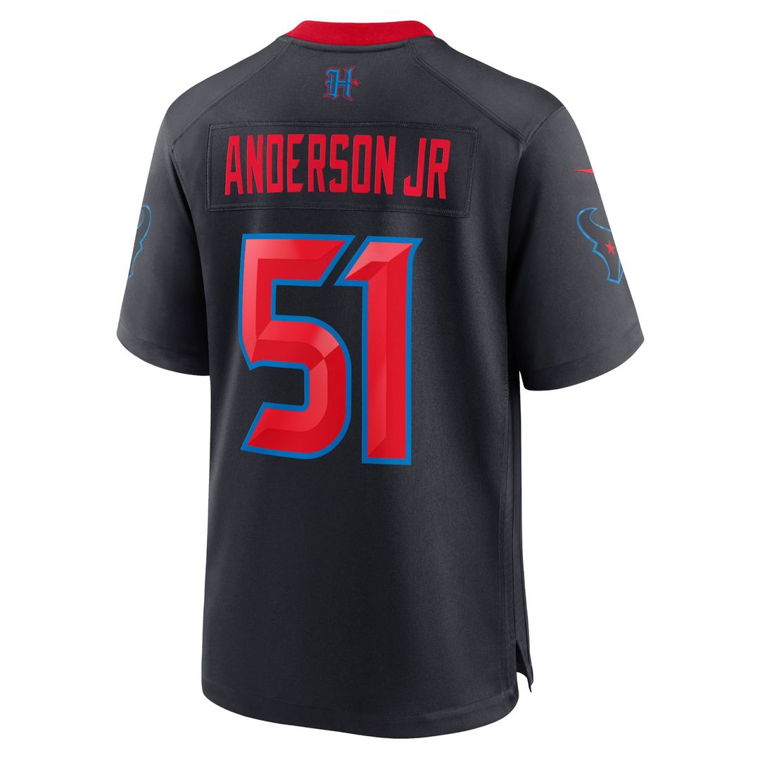 Men's Houston Texans Will Anderson Jr. Nike Navy Alternate product image 9