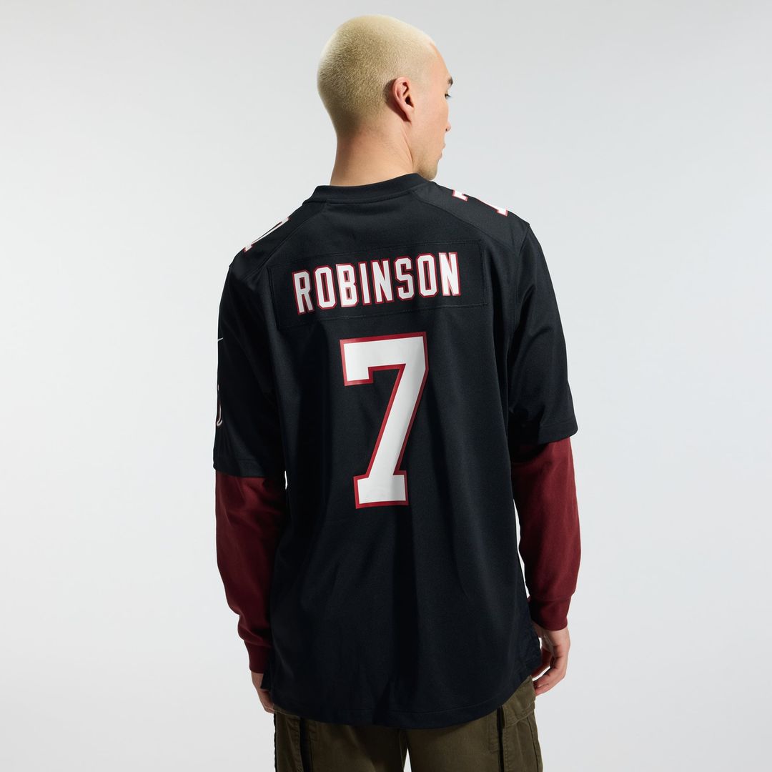 Men's Atlanta Falcons Bijan Robinson Nike Black Throwback product image 3