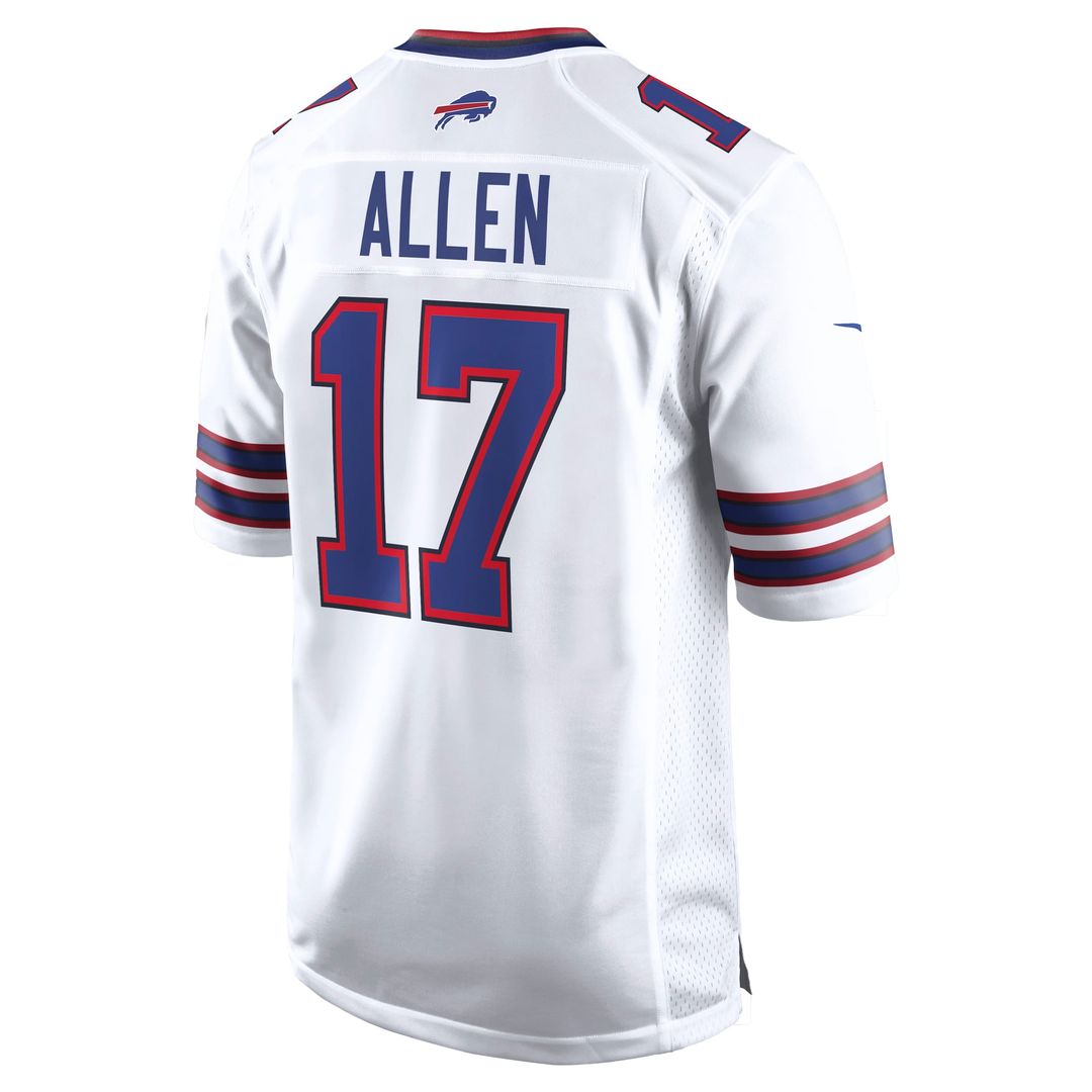Men's Buffalo Bills Josh Allen Nike White Game Player Jersey product image 2