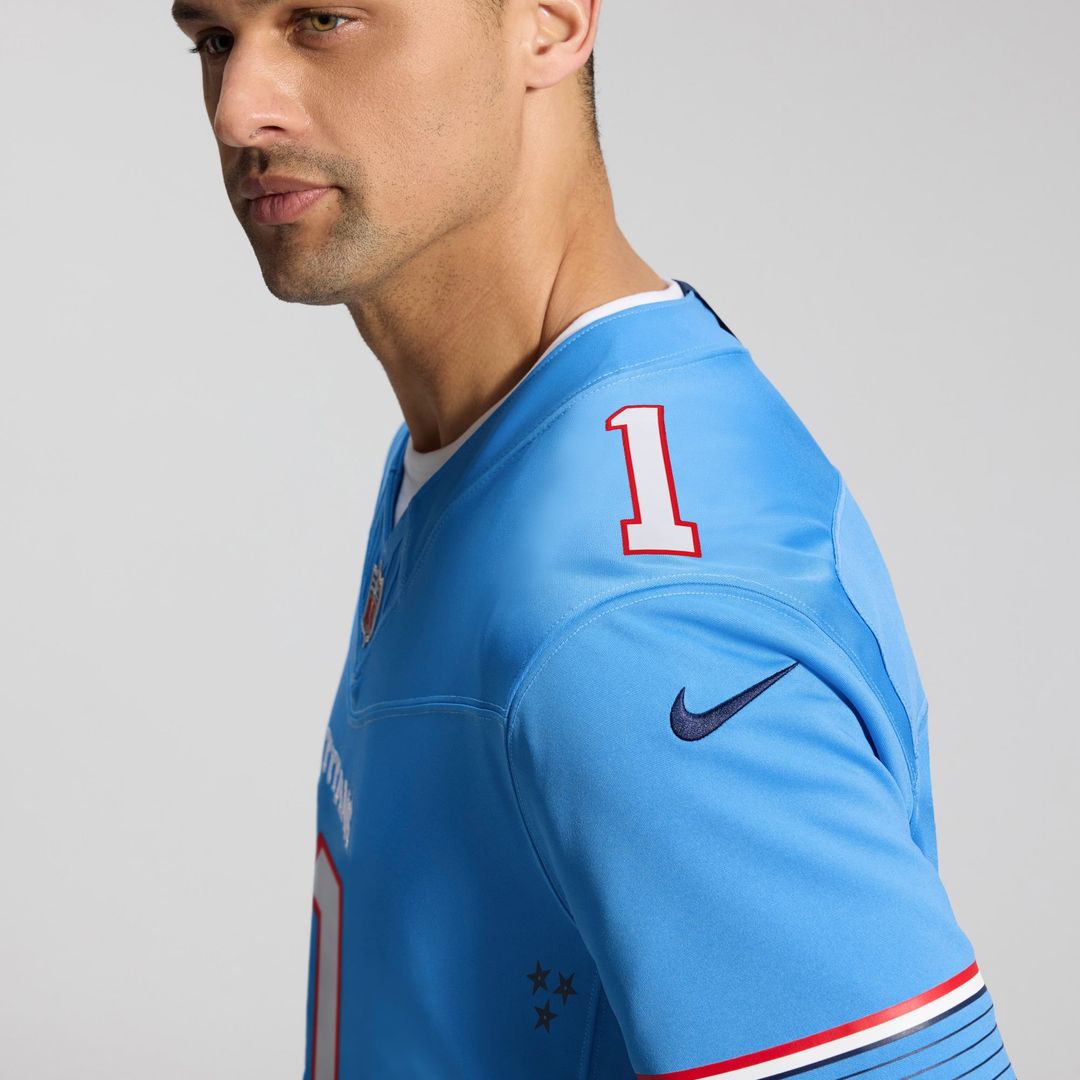Men's Tennessee Titans Cameron Ward Nike Light Blue Team product image 21