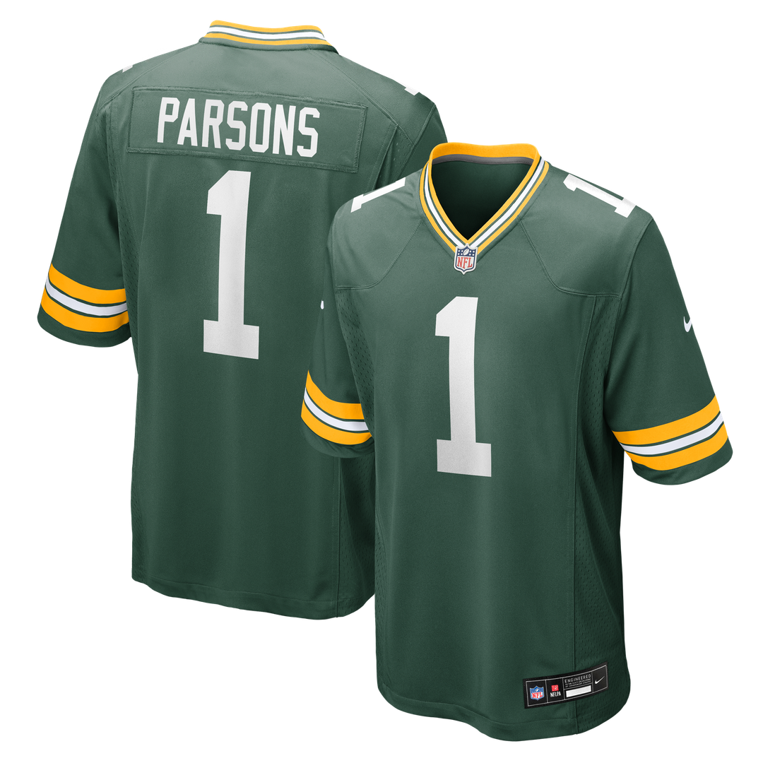Men's Green Bay Packers Micah Parsons Nike White Game product image 33