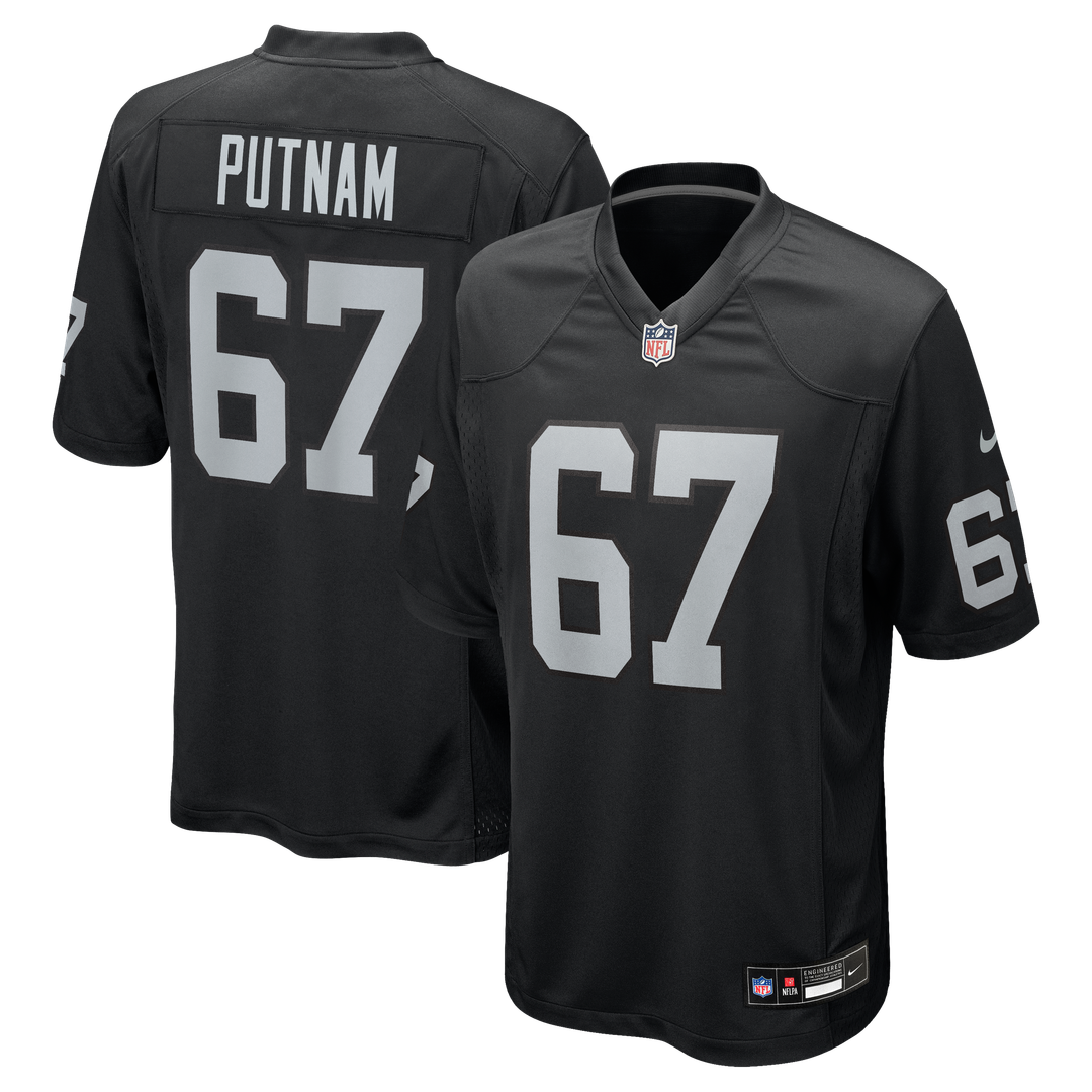 Men's Las Vegas Raiders Will Putnam Nike Black Team Game product image 1