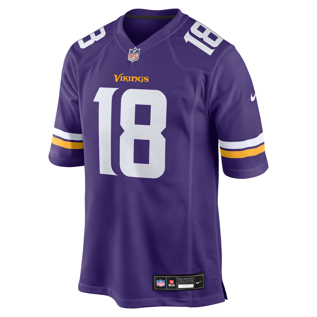 Men's Minnesota Vikings Justin Jefferson Nike Purple Game product image 2