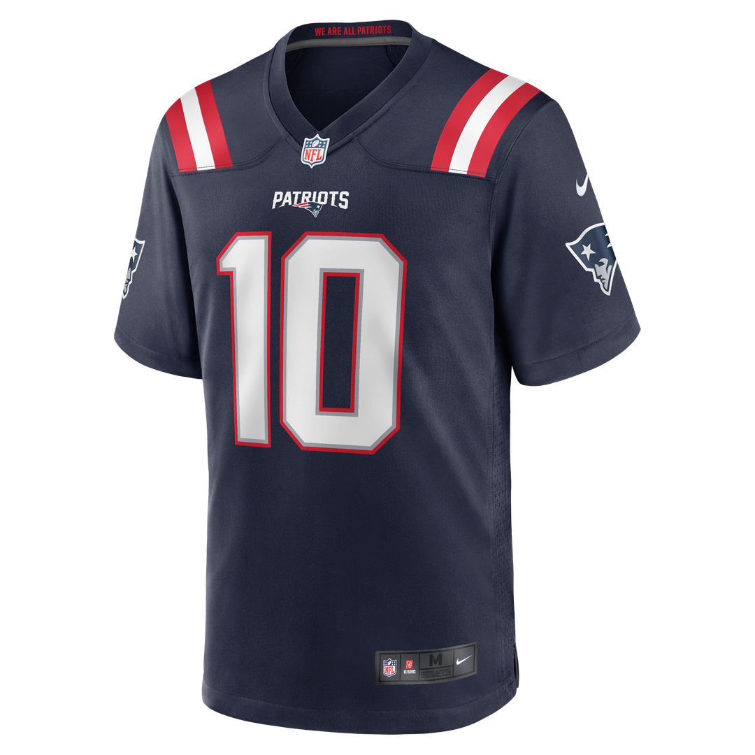 Men's New England Patriots Drake Maye Nike White Player product image 12