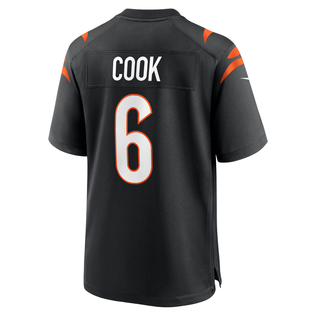 Men's Cincinnati Bengals Bryan Cook Nike Black Team Game product image 3