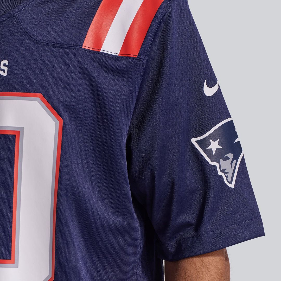 Men's New England Patriots Drake Maye Nike White Player product image 19