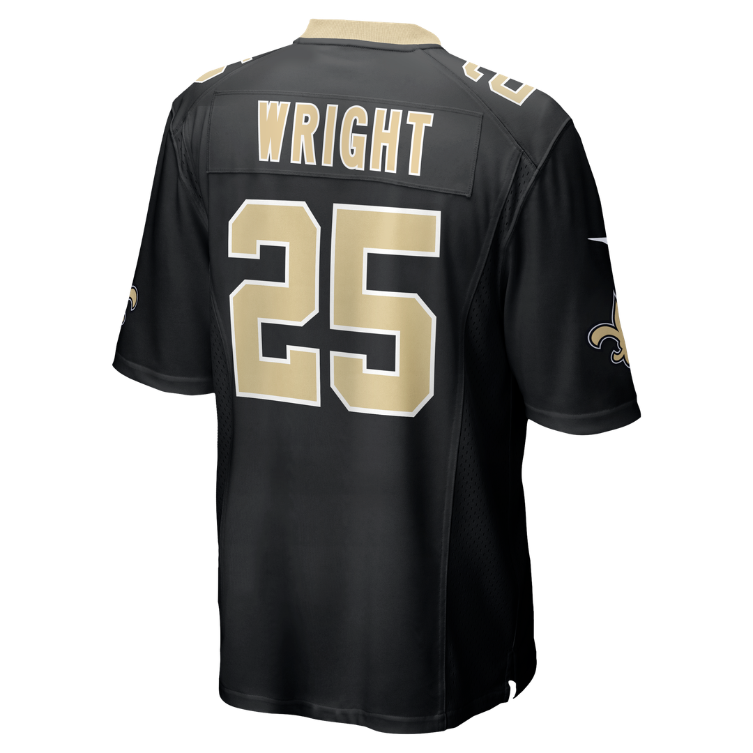 Men's New Orleans Saints Rejzohn Wright Nike Black Team product image 3