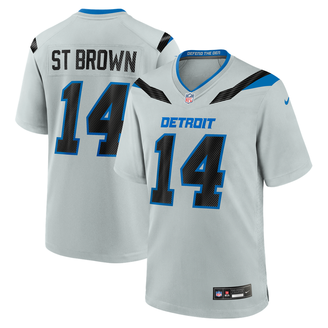 Men's Detroit Lions Amon-Ra St. Brown Nike Silver 2026 product image 1