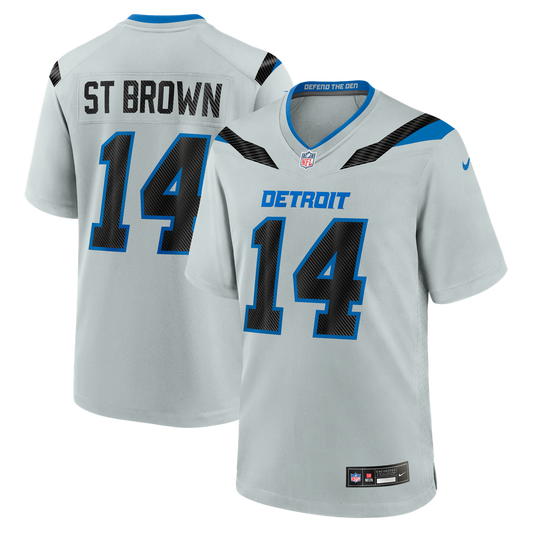 Men's Detroit Lions Amon-Ra St. Brown Nike Silver 2026 product image 1