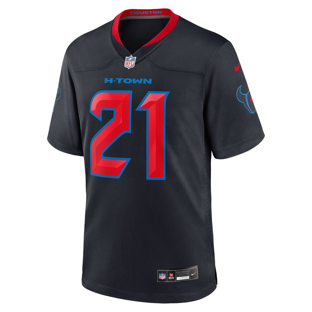 Men's Houston Texans Nick Chubb Nike Navy Alternate 2 Game product image 2