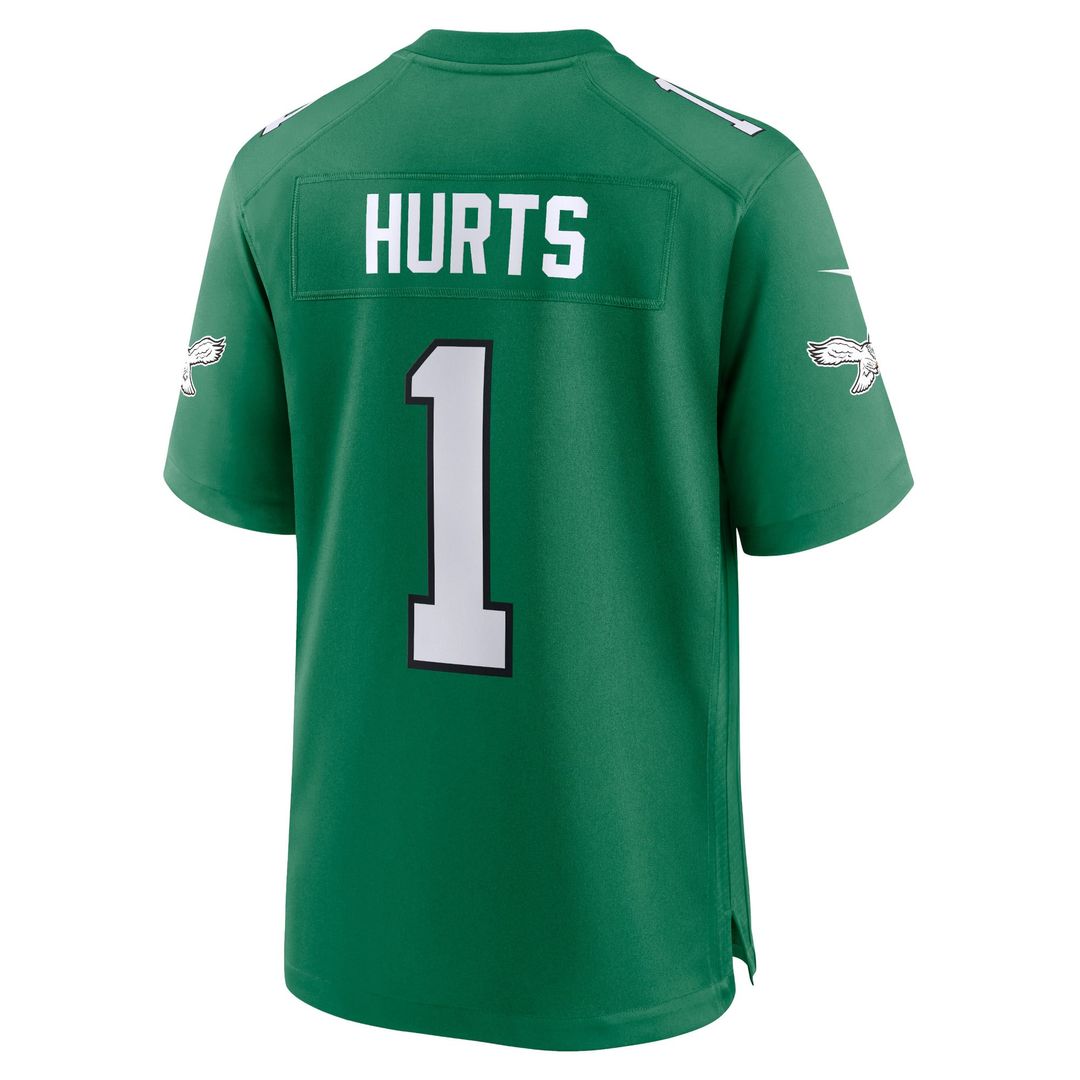 Men's Philadelphia Eagles Jalen Hurts Nike Kelly Green product image 3