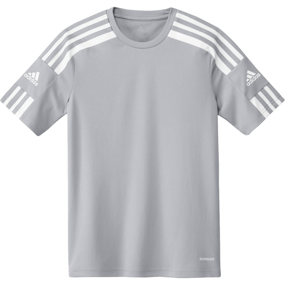 Adidas Squadra 21 Youth Jersey - Grey product image 1, provided for visual reference and product detail review