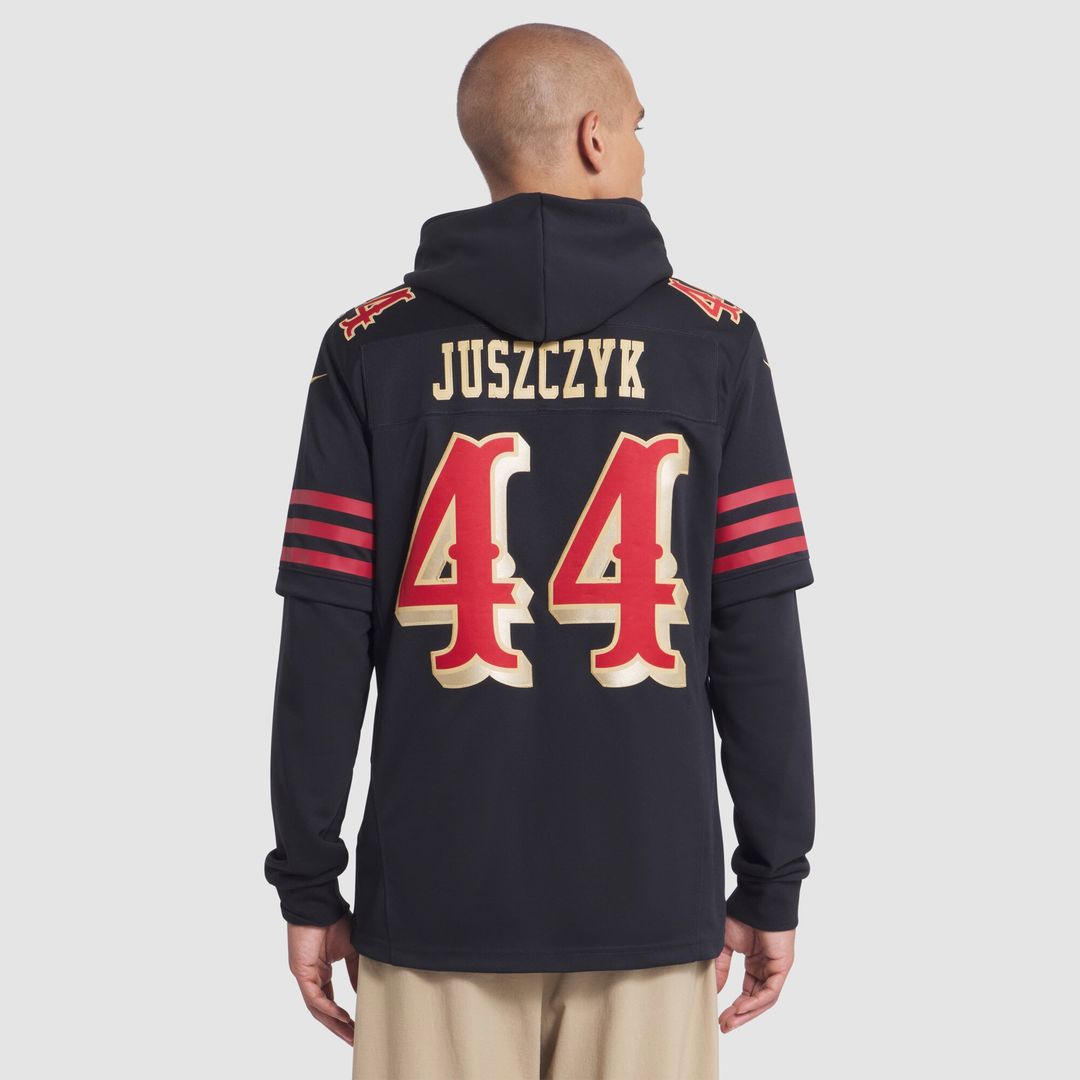 Men's San Francisco 49ers Kyle Juszczyk Nike Black product image 5