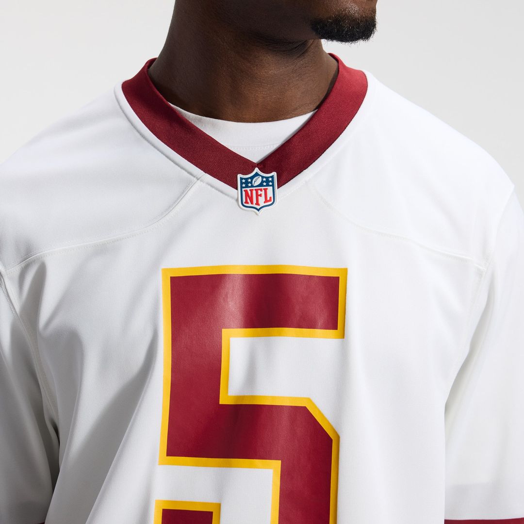 Men's Washington Commanders Jayden Daniels Nike White Game product image 9
