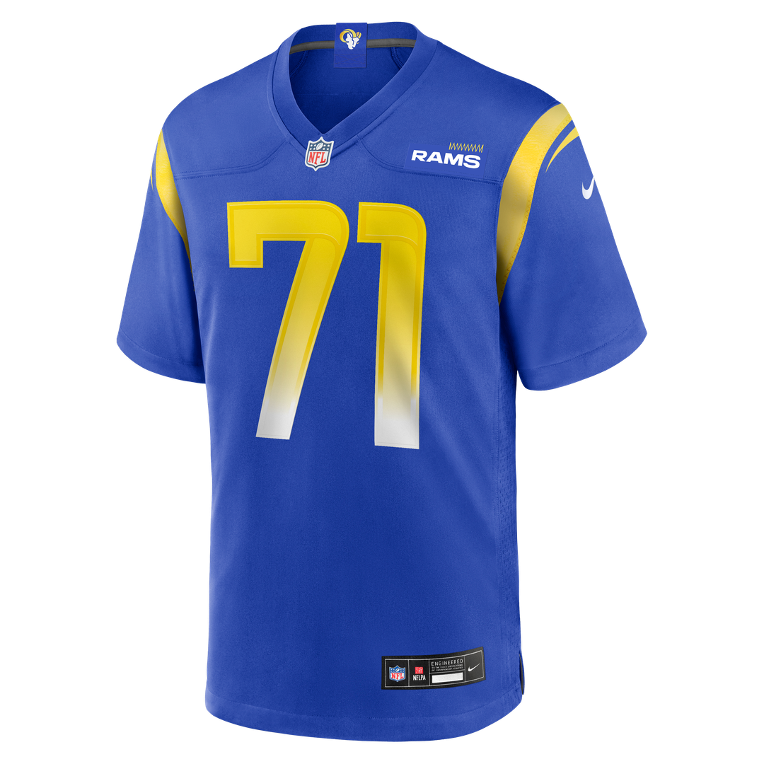 Men's Los Angeles Rams Warren McClendon Jr. Nike Royal Team product image 2