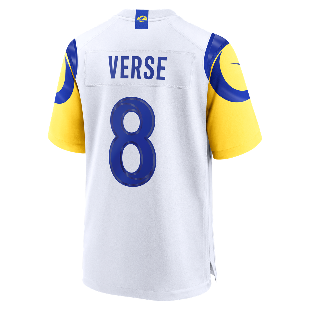 Men's Los Angeles Rams Jared Verse Nike White Game Player product image 7