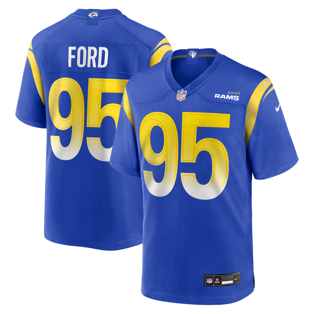 Men's Los Angeles Rams Poona Ford Nike Royal Team Game product image 1