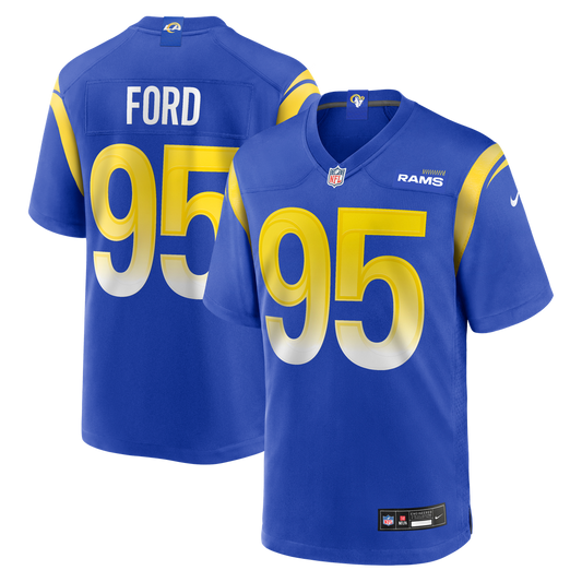 Men's Los Angeles Rams Poona Ford Nike Royal Team Game product image 1