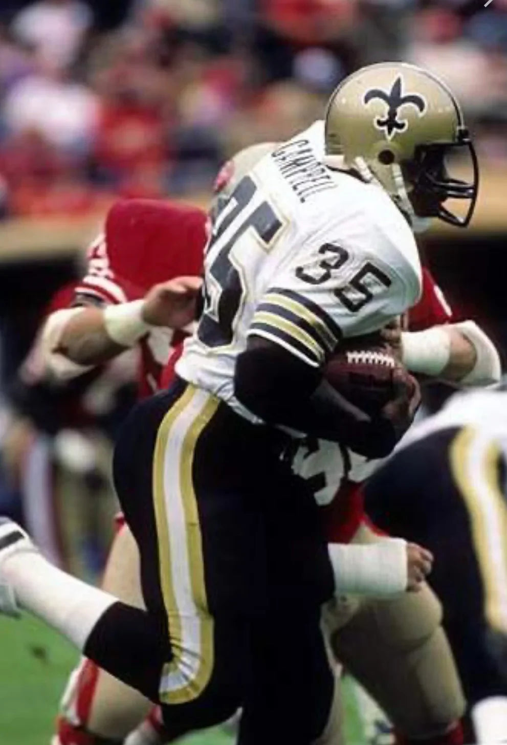 Earl Campbell New Orleans Saints NFL Mitchell & Ness Jersey product image 4, provided for visual reference and product