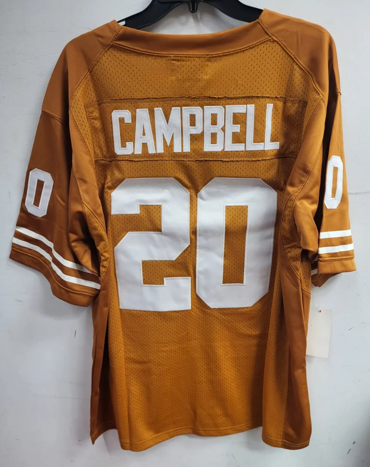 Earl Campbell Texas Longhorns Jersey Orange product image 2, provided for visual reference and product detail review