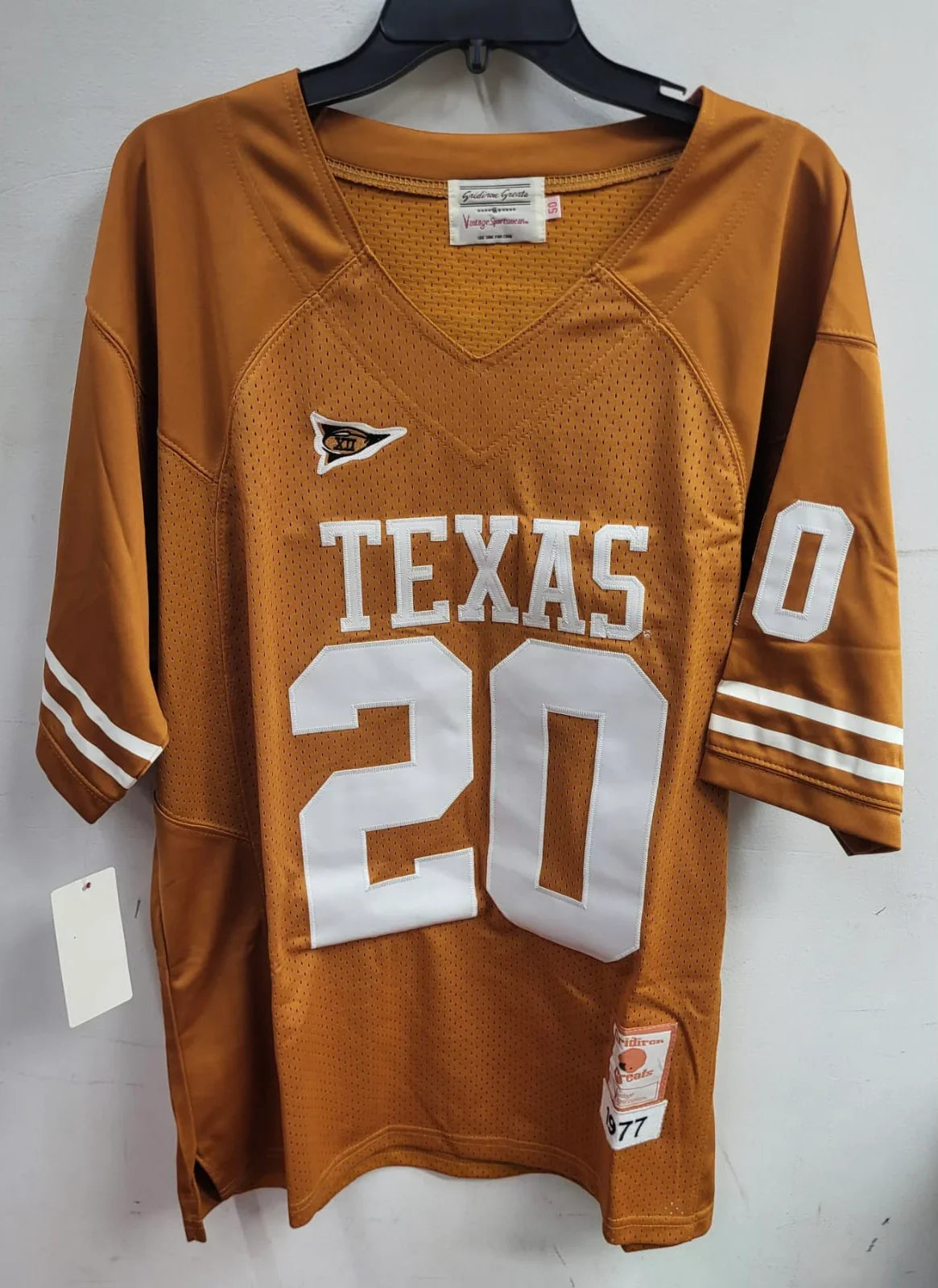 Earl Campbell Texas Longhorns Jersey Orange product image 3, provided for visual reference and product detail review