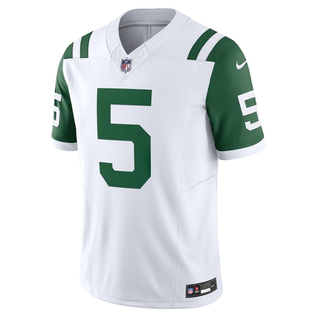 Men's New York Jets Garrett Wilson Nike White Classic product image 2
