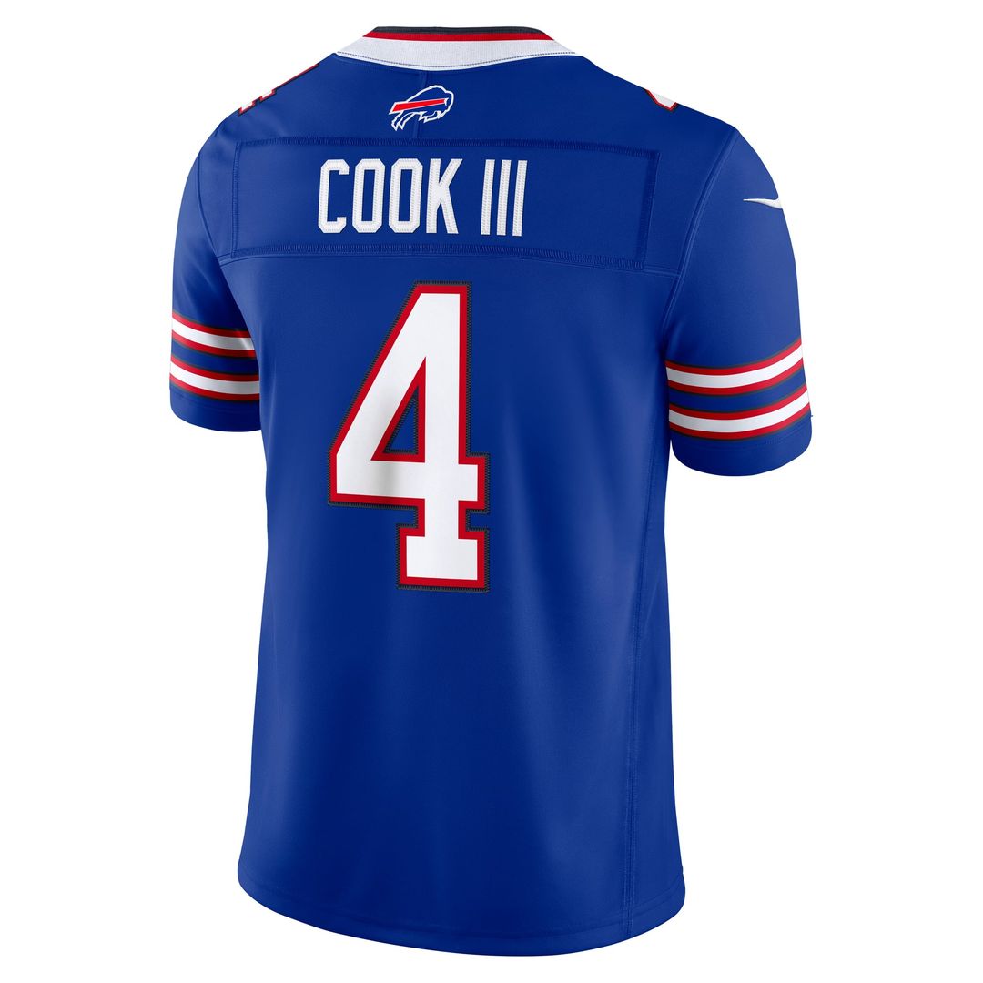 Men's Buffalo Bills James Cook III Nike Royal Team Vapor product image 3