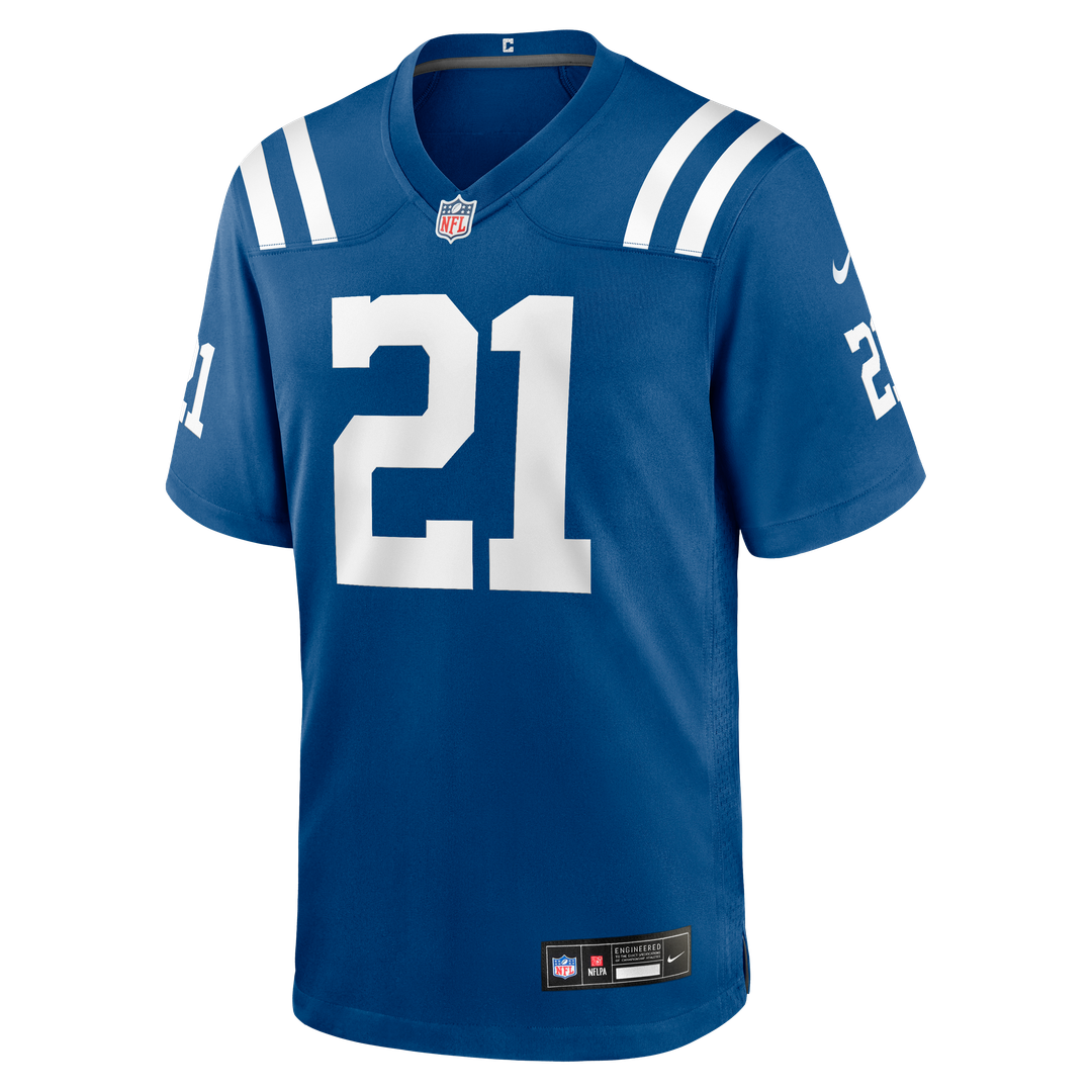 Men's Indianapolis Colts DJ Giddens Nike Royal Team Game product image 2