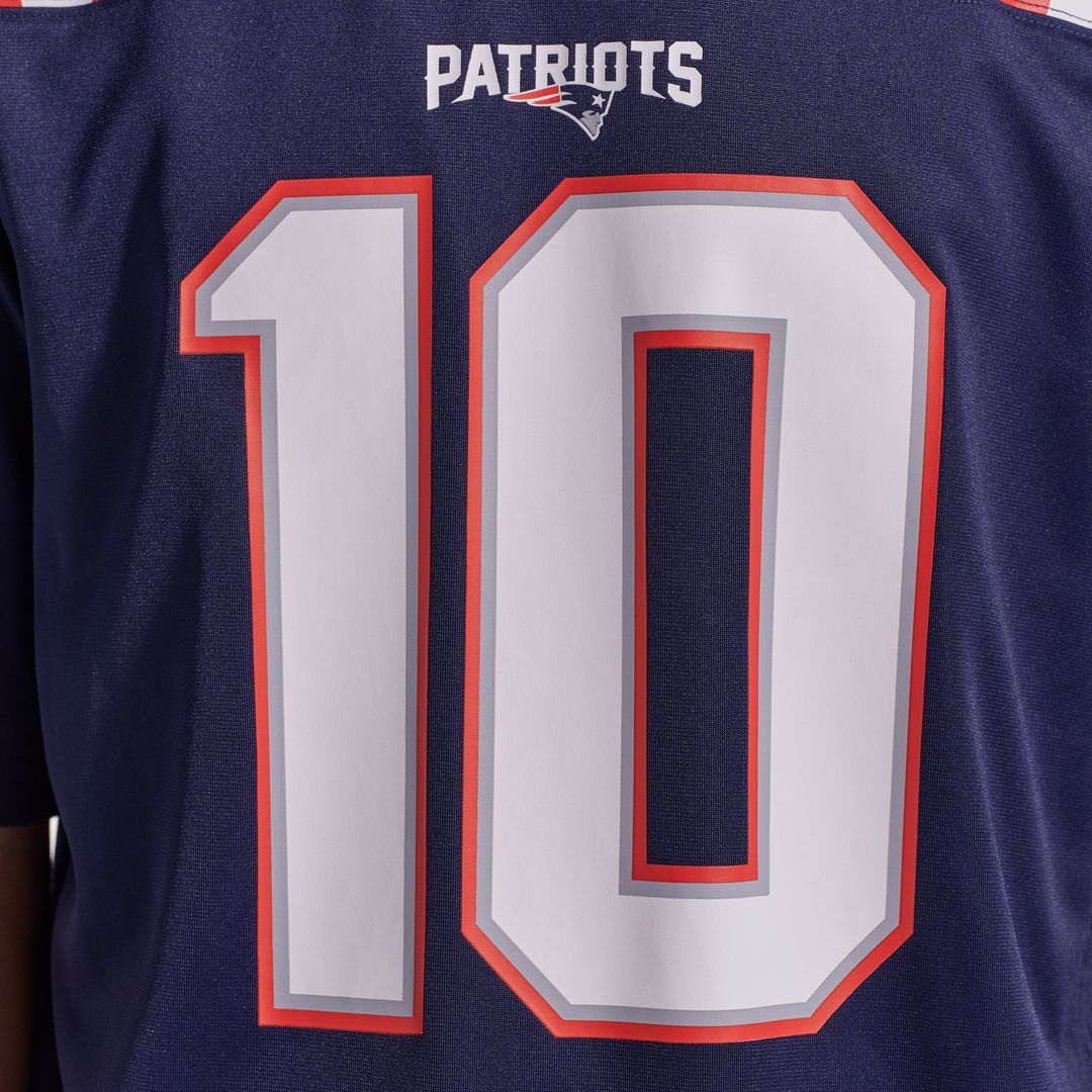 Men's New England Patriots Drake Maye Nike White Player product image 17