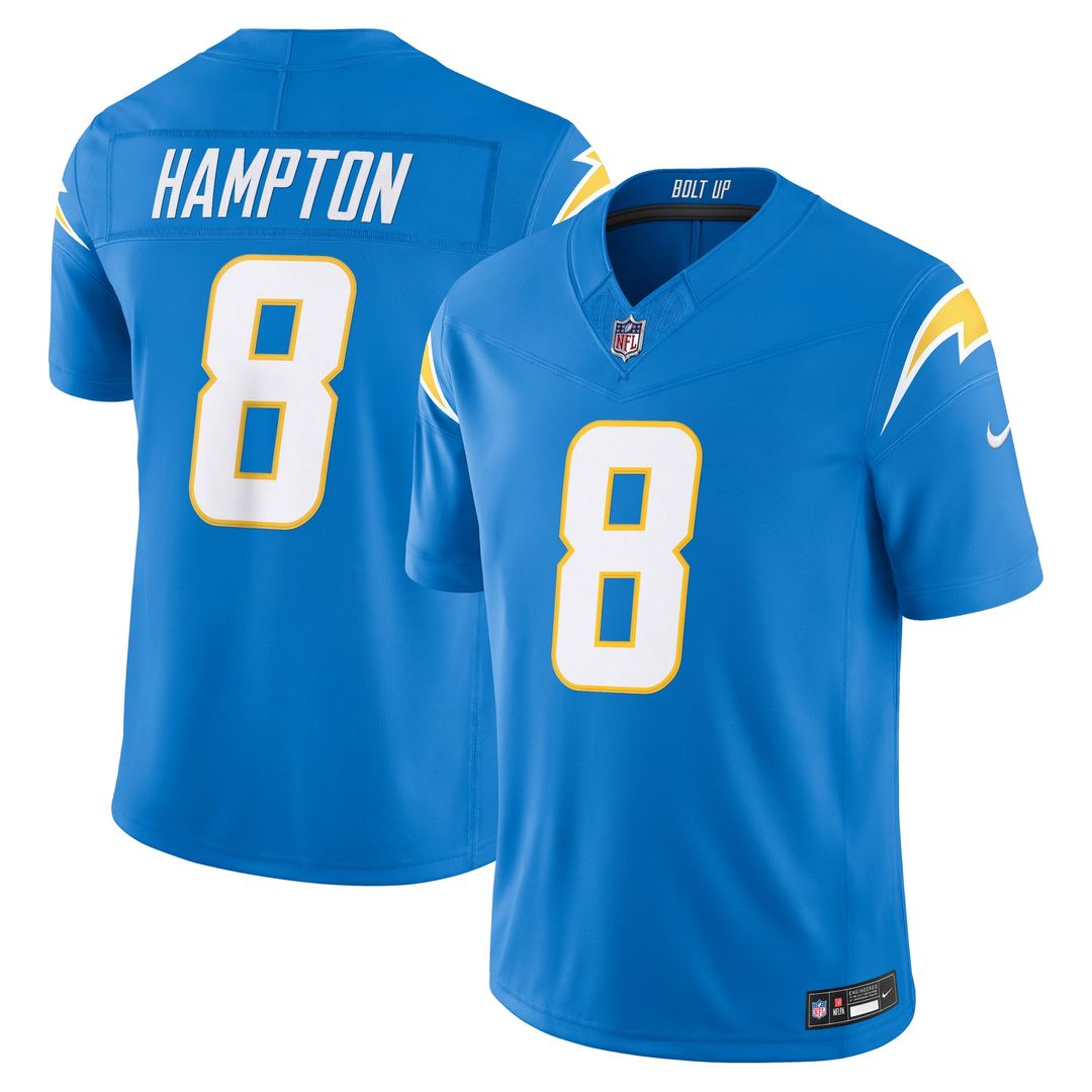 Men's Los Angeles Chargers Omarion Hampton Nike Powder Blue product image 1