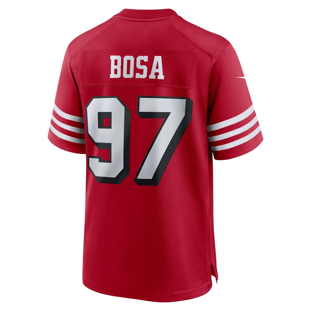 Men's San Francisco 49ers Nick Bosa Nike Scarlet Alternate product image 3