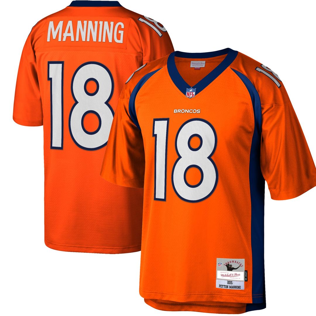 Men's Denver Broncos Peyton Manning Mitchell & Ness Orange product image 1