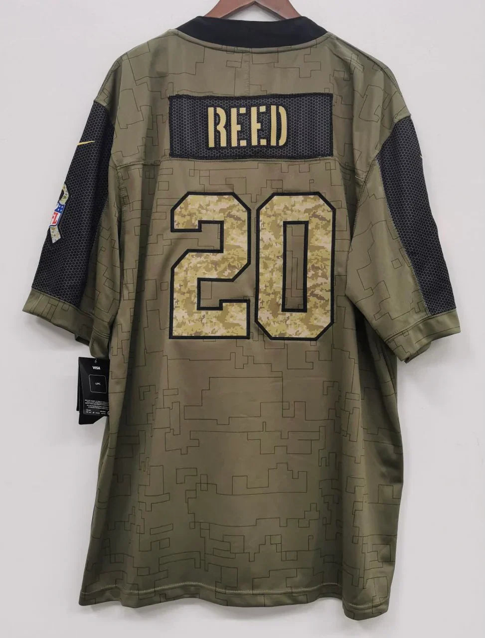 Ed Reed Baltimore Ravens Nike military salute to service Jersey product image 1, provided for visual reference and product