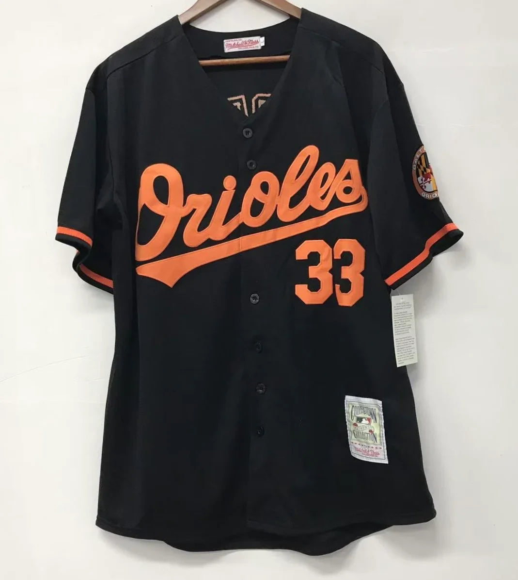 Eddie Murray Baltimore Orioles Official MLB jersey Mitchell & Ness black product image 2, provided for visual reference and