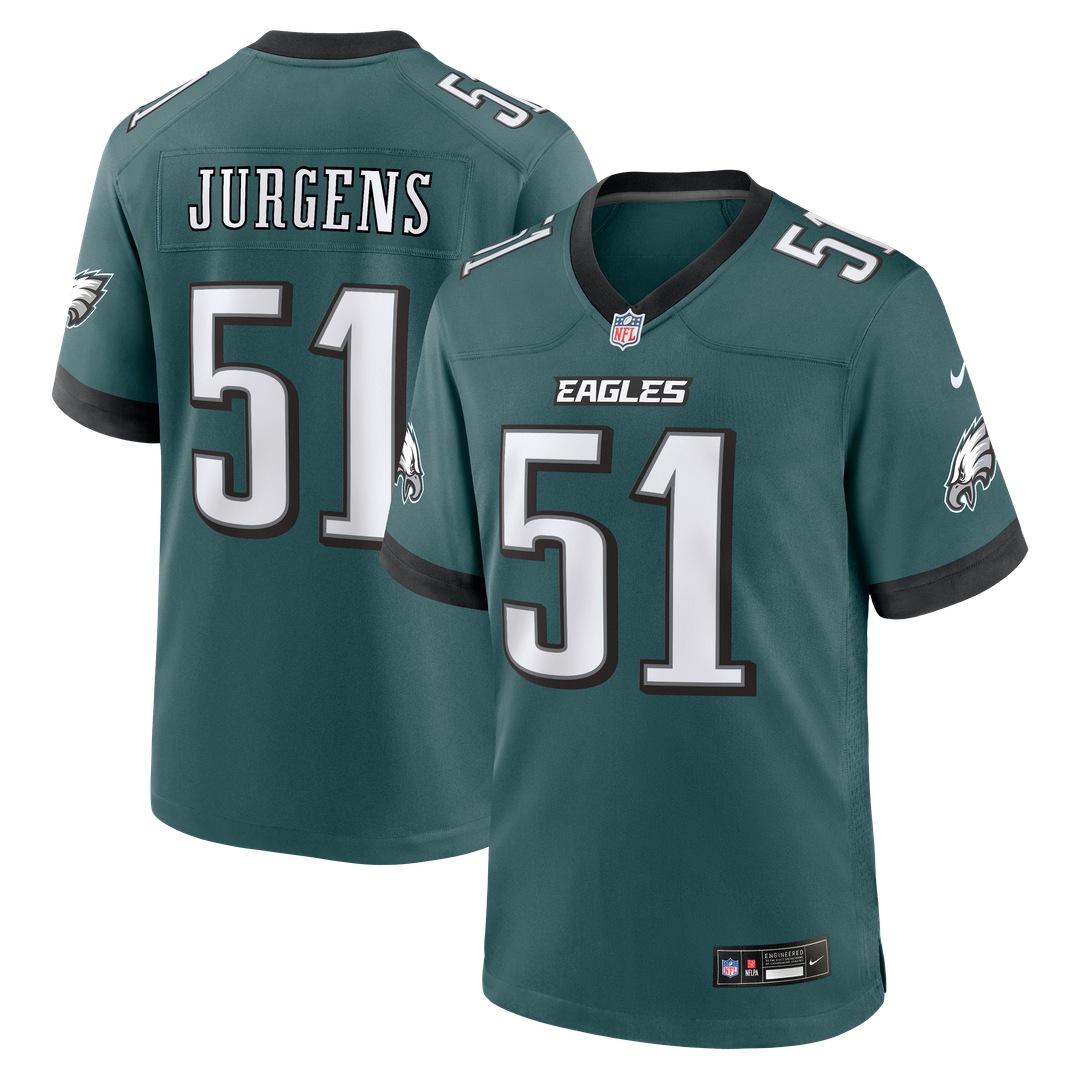 Men's Philadelphia Eagles Cam Jurgens Nike Midnight Green product image 1