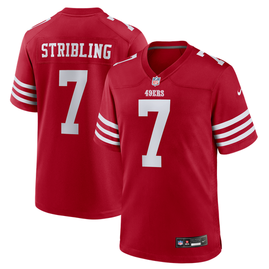 Men's San Francisco 49ers De'Zhaun Stribling Nike Scarlet product image 1
