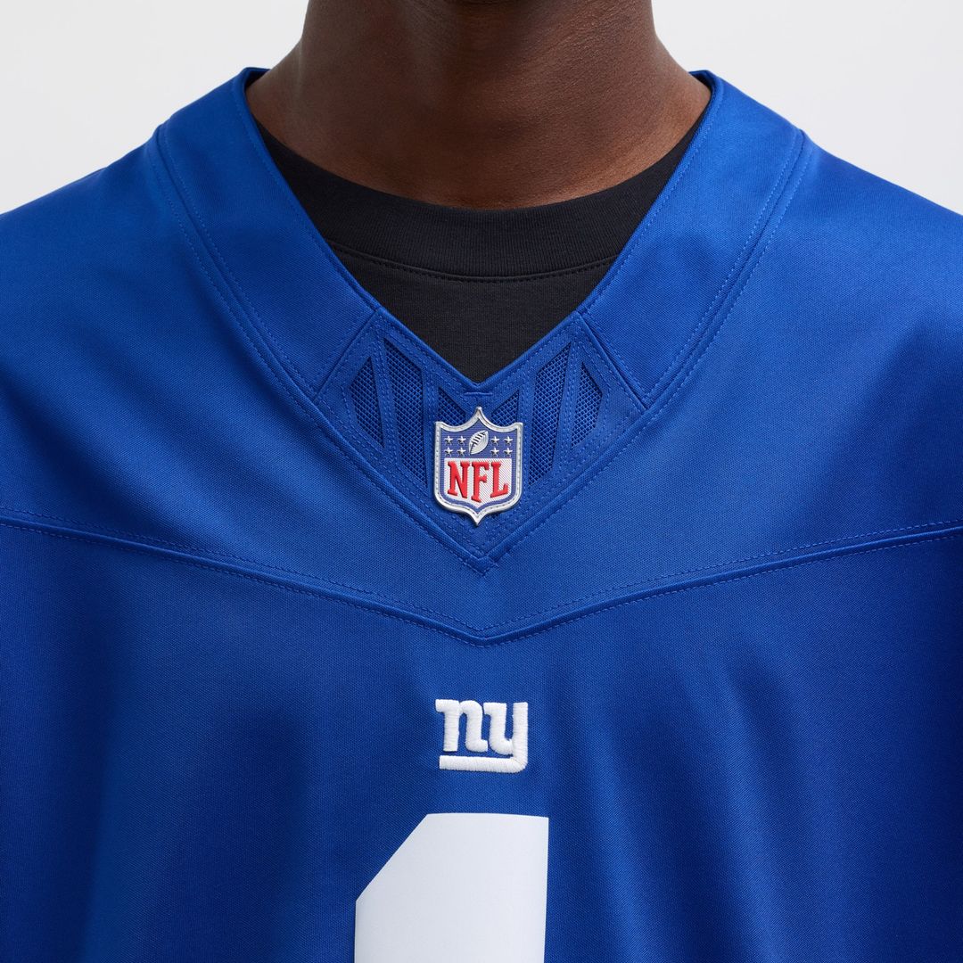 Men's New York Giants Malik Nabers Nike Royal Vapor product image 7