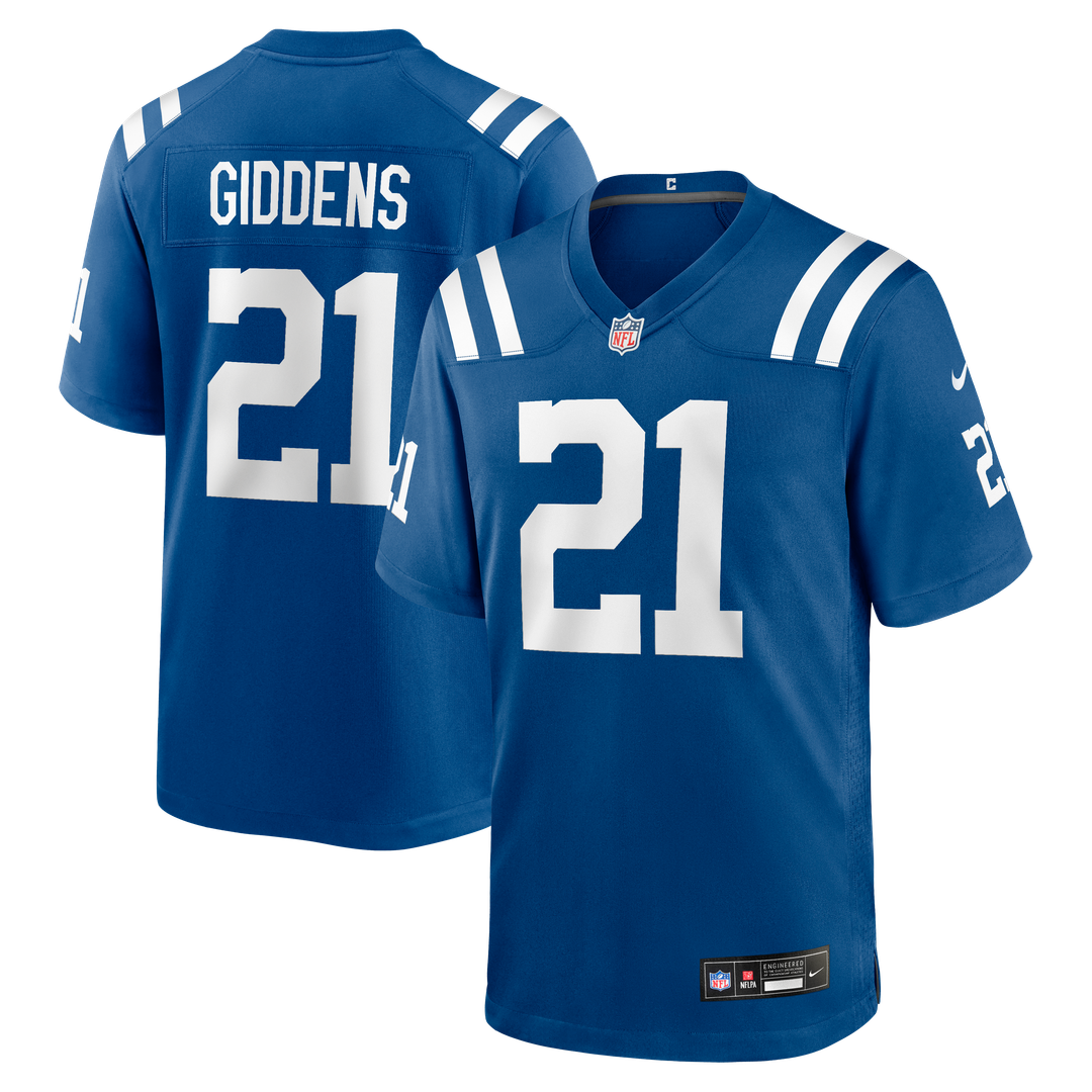 Men's Indianapolis Colts DJ Giddens Nike Royal Team Game product image 1
