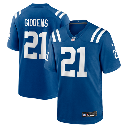 Men's Indianapolis Colts DJ Giddens Nike Royal Team Game product image 1