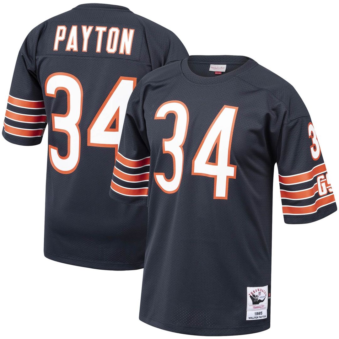 Men's Chicago Bears 1985 Walter Payton Mitchell & Ness Navy product image 1