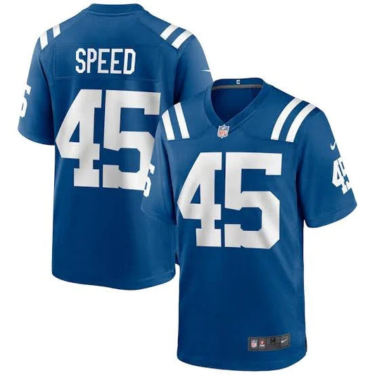 E.J. Speed Indianapolis Colts Official NFL Nike jersey Blue product image 1, provided for visual reference and product