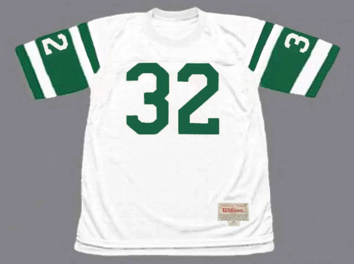 Emerson Boozer New York Jets Official NFL Mitchell & Ness Jersey White product image 2, provided for visual reference and